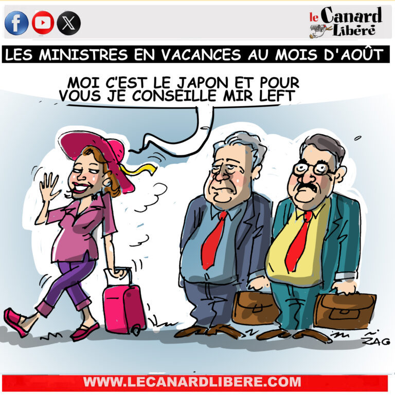 Les ministres en vacances