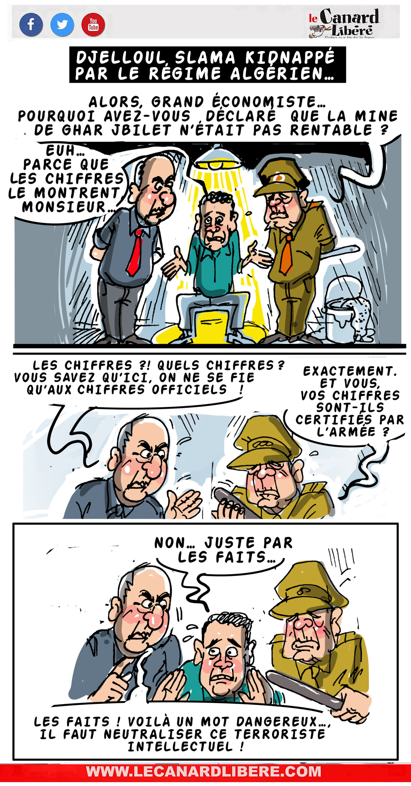 Djelloul Slama kidnappé par le régime algérien